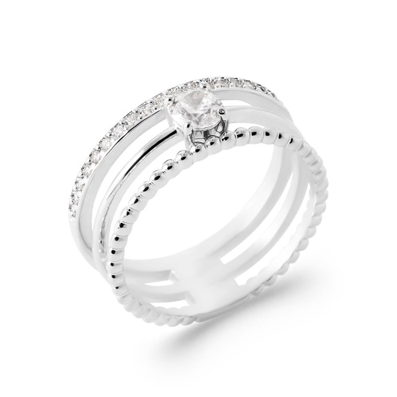 Coque de Nacre Bague solitaire argent 1954910