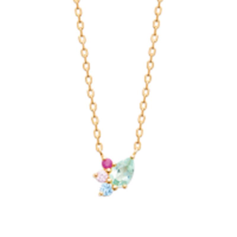 Coque de Nacre Collier plaqué or 973934