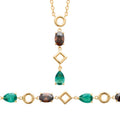 Coque de Nacre Collier plaqué or 973954