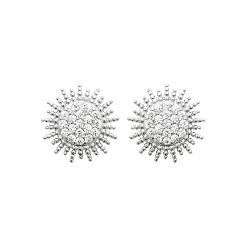 Coque de Nacre Puces d'oreilles argent 1570310