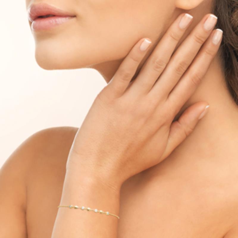 Coque de Nacre Bracelet plaqué or 974187