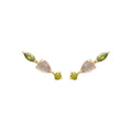 Coque de Nacre Puces d'oreilles plaqué or 23048005