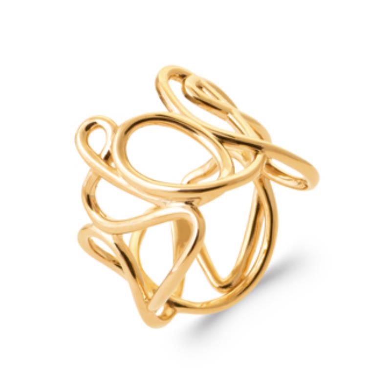 Coque de Nacre Bague plaqué or 2997400