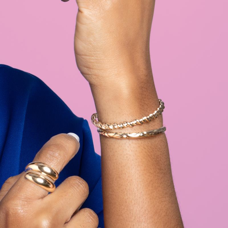 Coque de Nacre Bracelet jonc plaqué or 922167