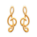 Coque de Nacre Puces d'oreilles plaqué or 20912597