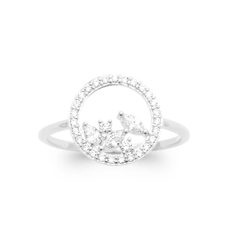 Coque de Nacre Bague argent 10008110