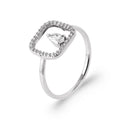 Coque de Nacre Bague argent 10023610