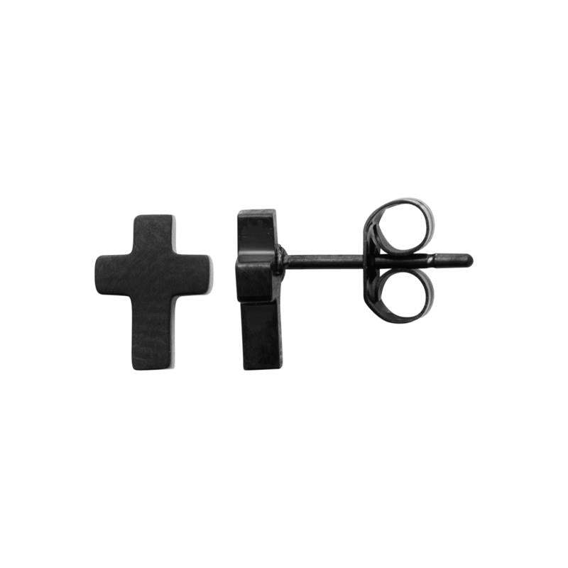 Shark'N Stones Puces d'oreilles acier noir 3136607