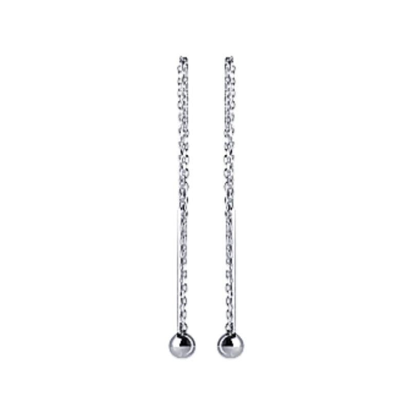 Coque de Nacre Boucles d'oreilles pendantes argent 7513500