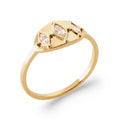 Coque de Nacre Bague plaqué or 2955910