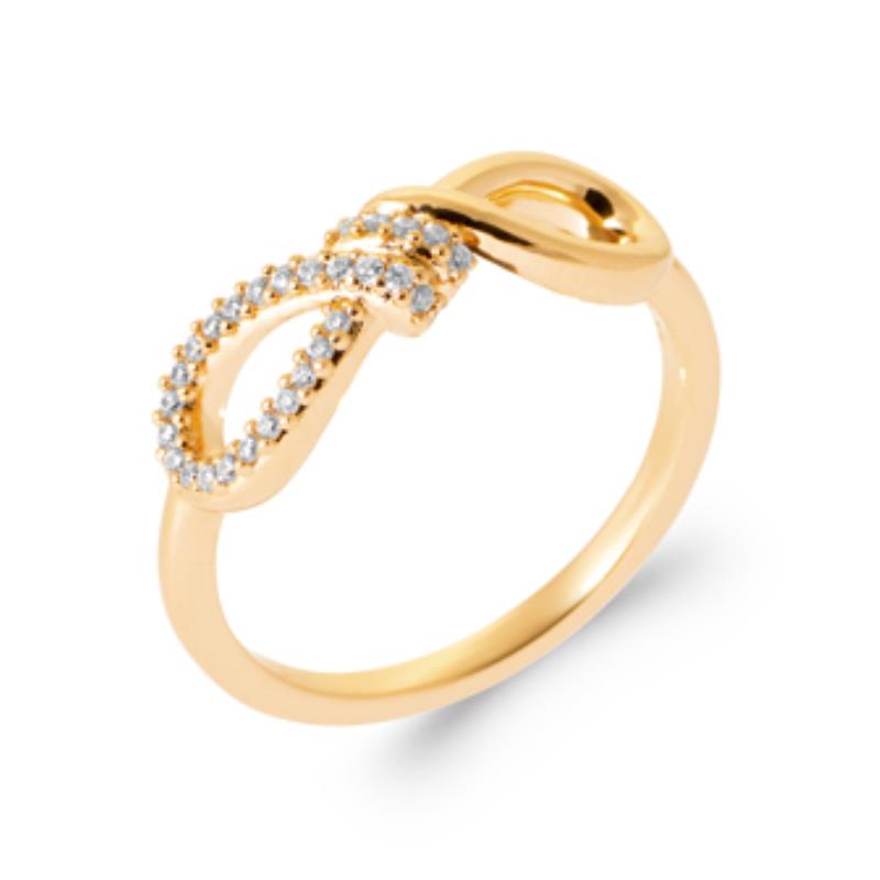 Coque de Nacre Bague plaqué or 2985010