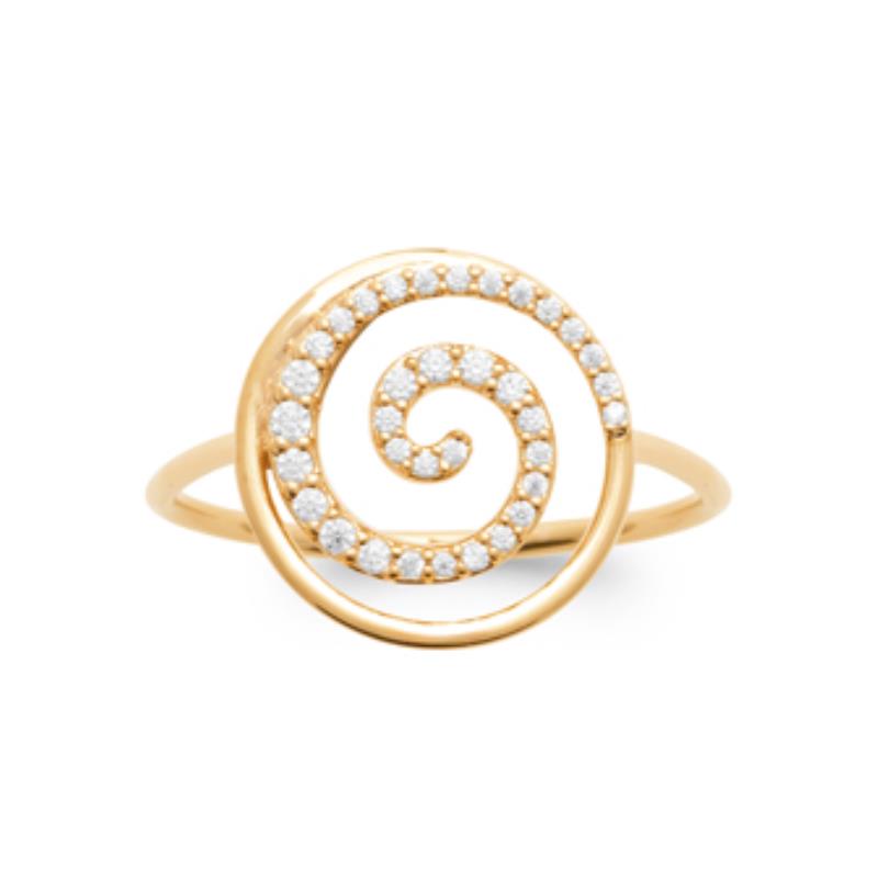 Coque de Nacre Bague plaqué or 2990610