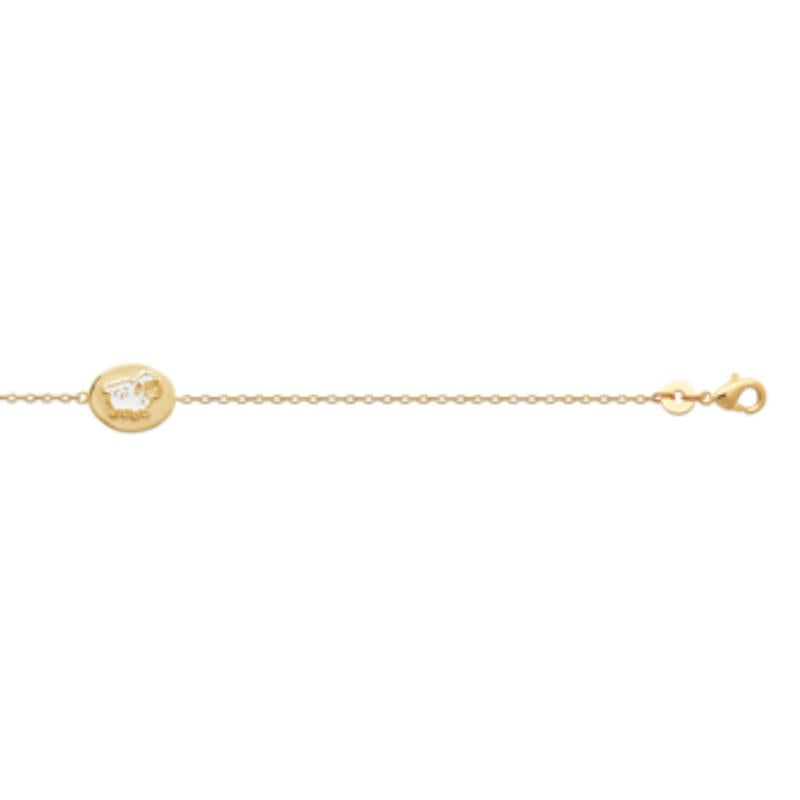 Coque de Nacre Bracelet plaqué or 922088