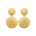 Izee Boucles d'oreilles pendantes acier doré 3127009