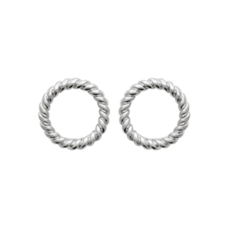 Coque de Nacre Puces d'oreilles argent 7589500