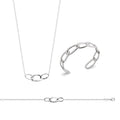 Coque de Nacre Collier argent 721803