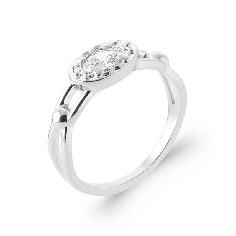 Coque de Nacre Bague argent 10010510