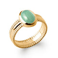 Coque de Nacre Bague plaqué or 2274050