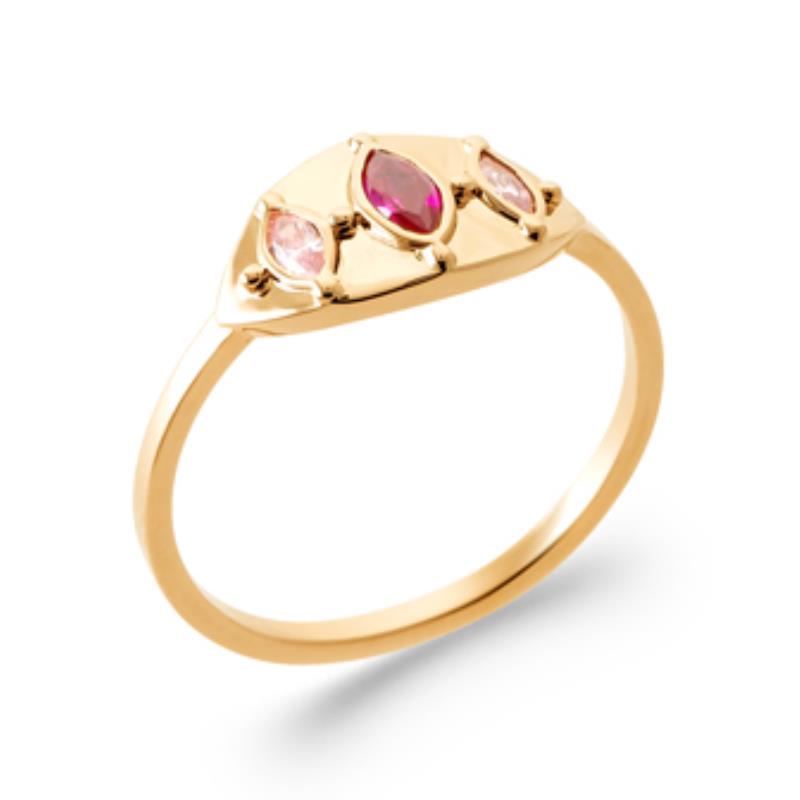 Coque de Nacre Bague plaqué or 2955980