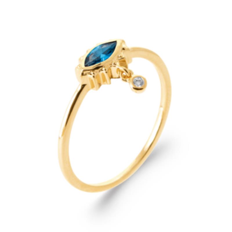 Coque de Nacre Bague plaqué or 2967040