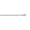 Coque de Nacre Chaîne maille figaro argent 731050
