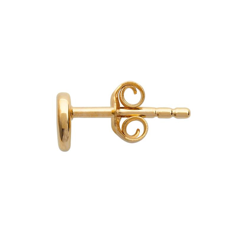 Coque de Nacre Boucle d'oreille à l'unité plaqué or 2521600U