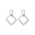 Coque de Nacre Créoles argent 1653810