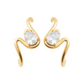 Coque de Nacre Boucles d'oreilles plaqué or 23064610