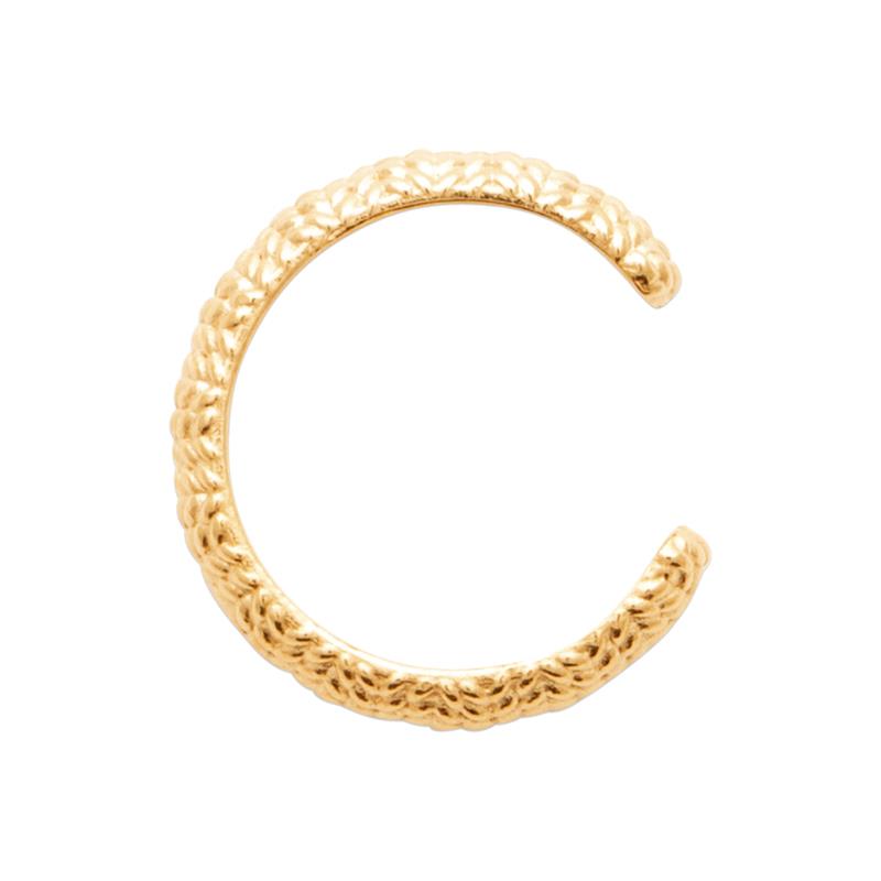 Coque de Nacre Boucle d'oreille à l'unité plaqué or 23078000