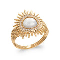 Coque de Nacre Bague plaqué or 2294604