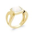 Coque de Nacre Bague plaqué or 2299104