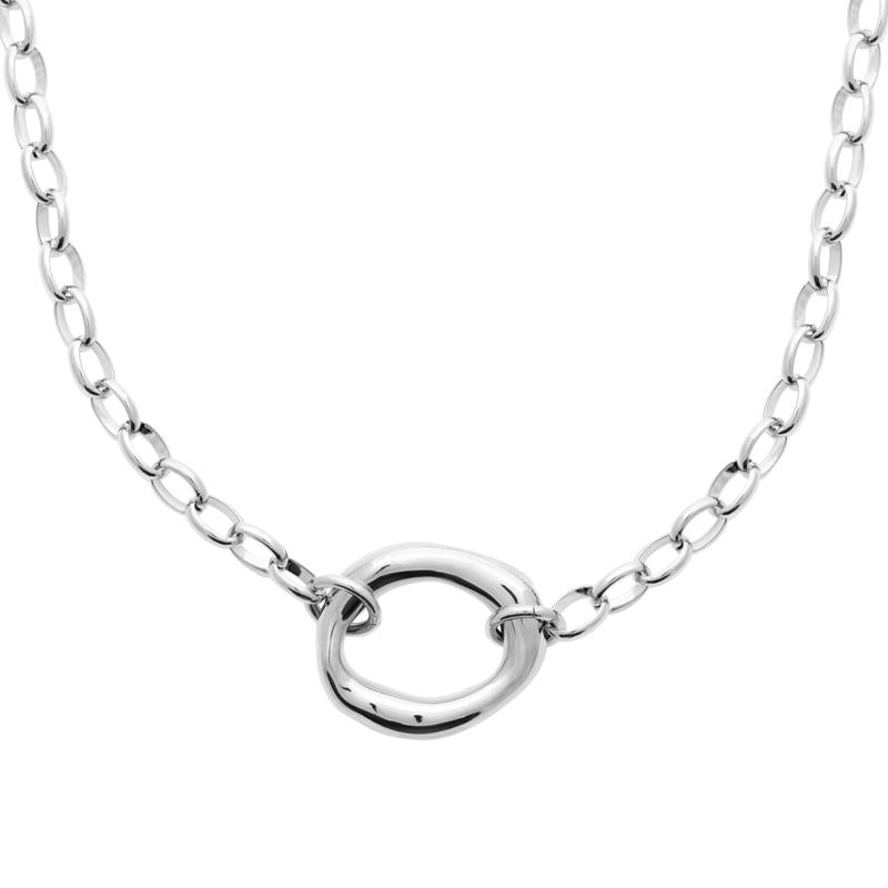 Coque de Nacre Collier acier 312320