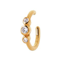 Coque de Nacre Bague d'oreille plaqué or 2590810
