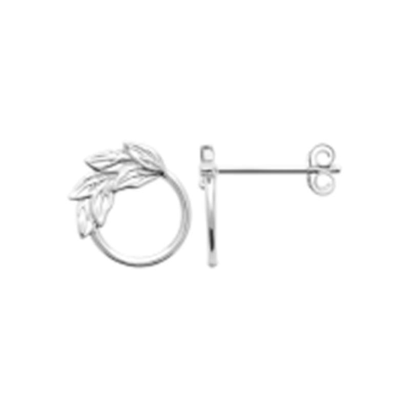 Coque de Nacre Puces d'oreilles argent 73036200
