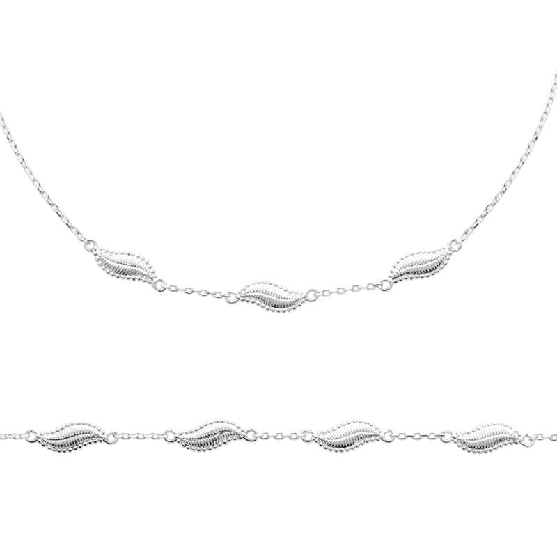 Coque de Nacre Chaîne argent 722181