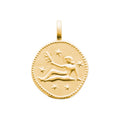 Coque de Nacre Pendentif zodiaque plaqué or 27696008