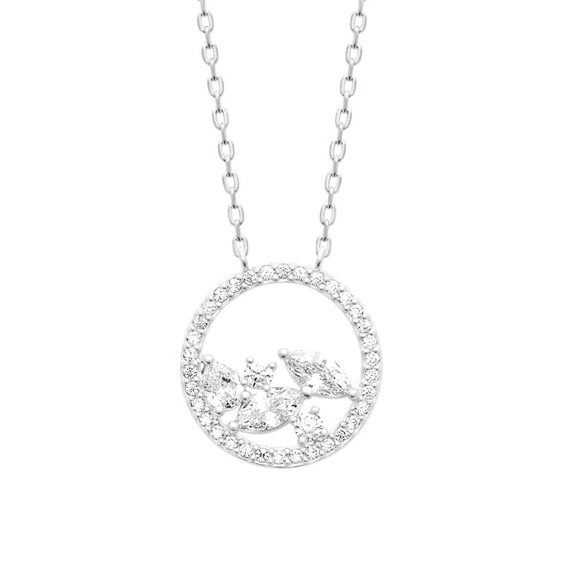 Coque de Nacre Collier argent 874308