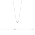 Coque de Nacre Collier argent 873676