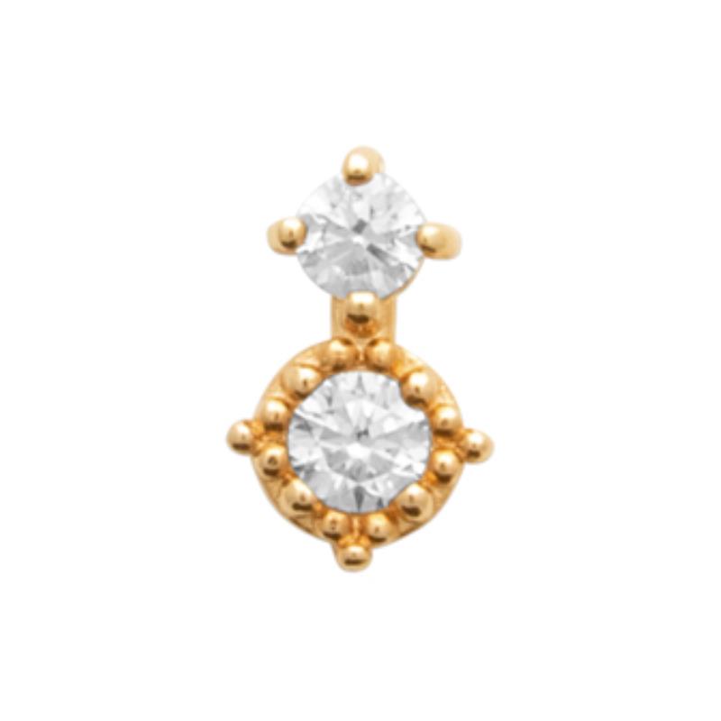 Coque de Nacre Piercing plaqué or 23067510