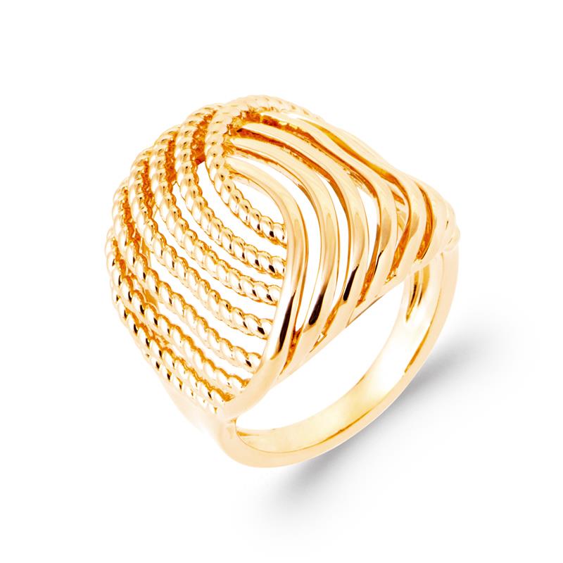 Coque de Nacre Bague plaqué or 20019600