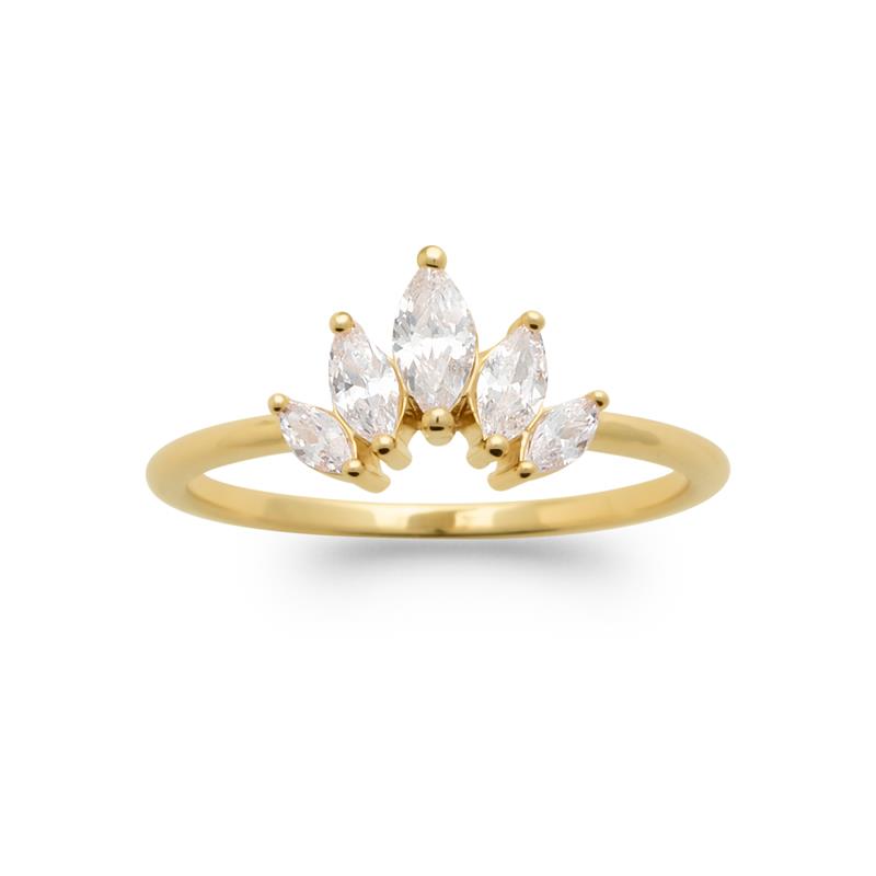 Coque de Nacre Bague plaqué or 2951910