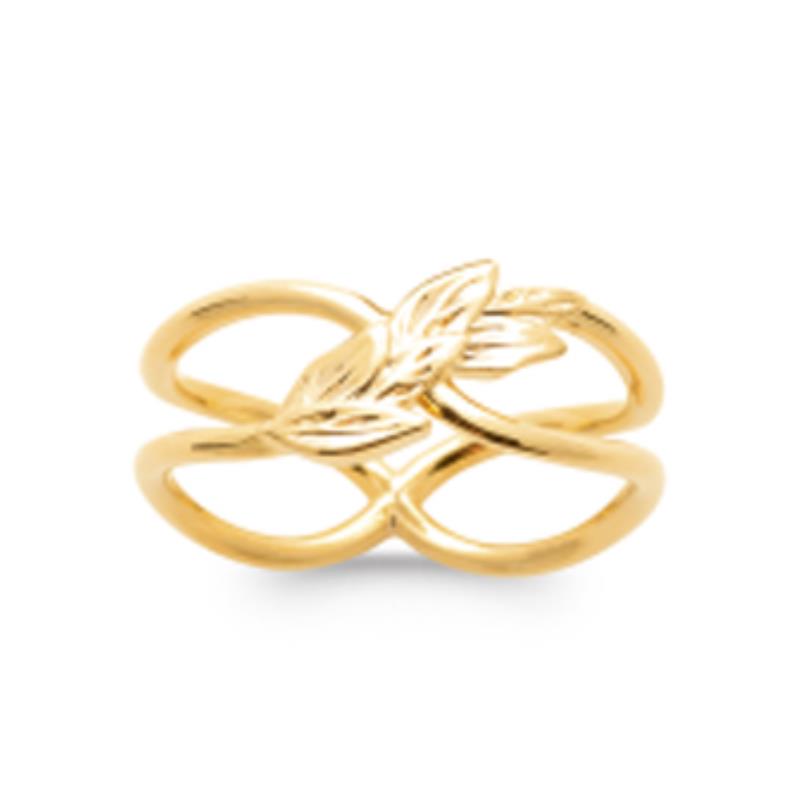 Coque de Nacre Bague plaqué or 2962500