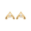 Coque de Nacre Boucles d'oreilles plaqué or 23043810