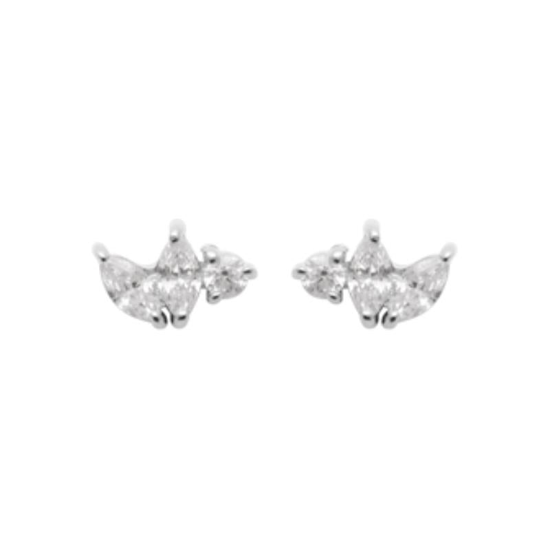 Coque de Nacre Puces d'oreilles argent 13029010