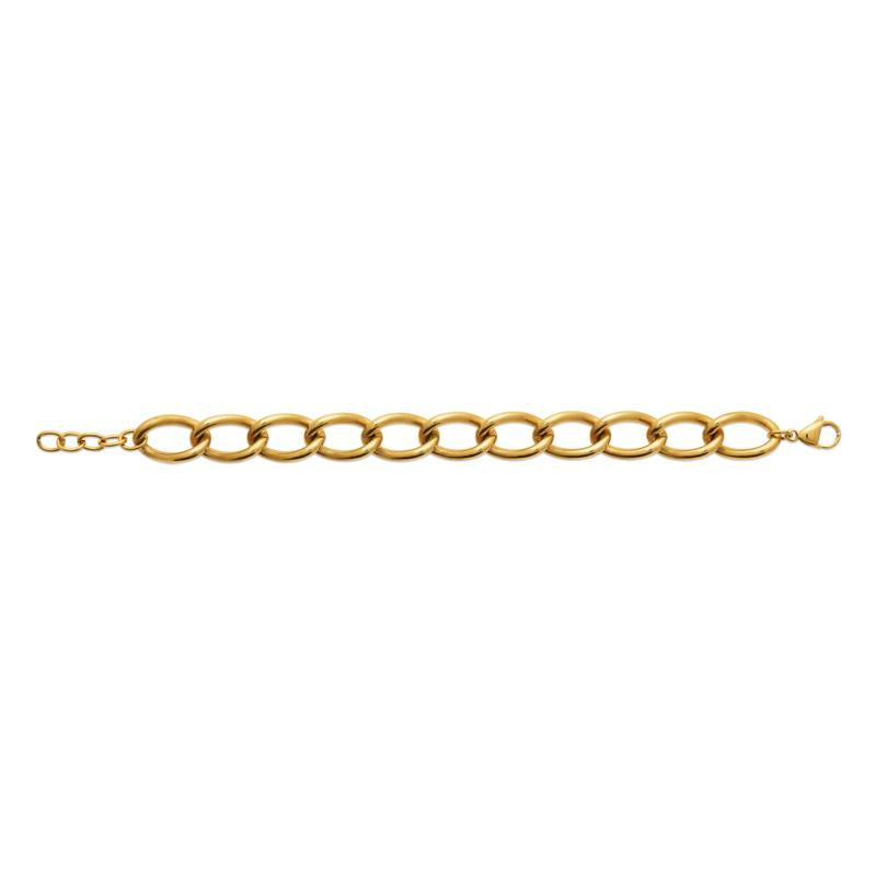 Coque de Nacre Bracelet acier doré 312205