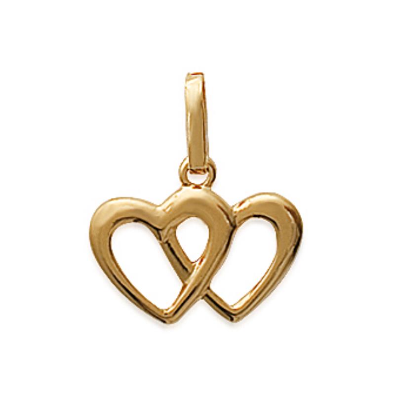 Coque de Nacre Pendentif plaqué or 241334