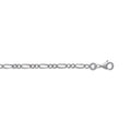 Coque de Nacre Chaîne maille figaro argent 732060