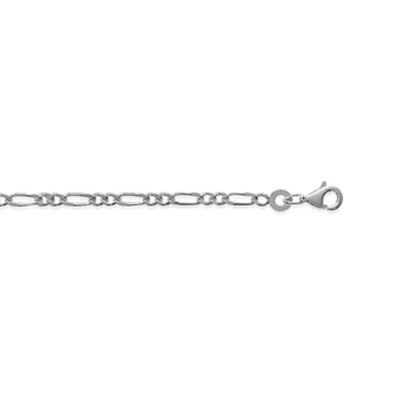 Coque de Nacre Chaîne maille figaro argent 732060