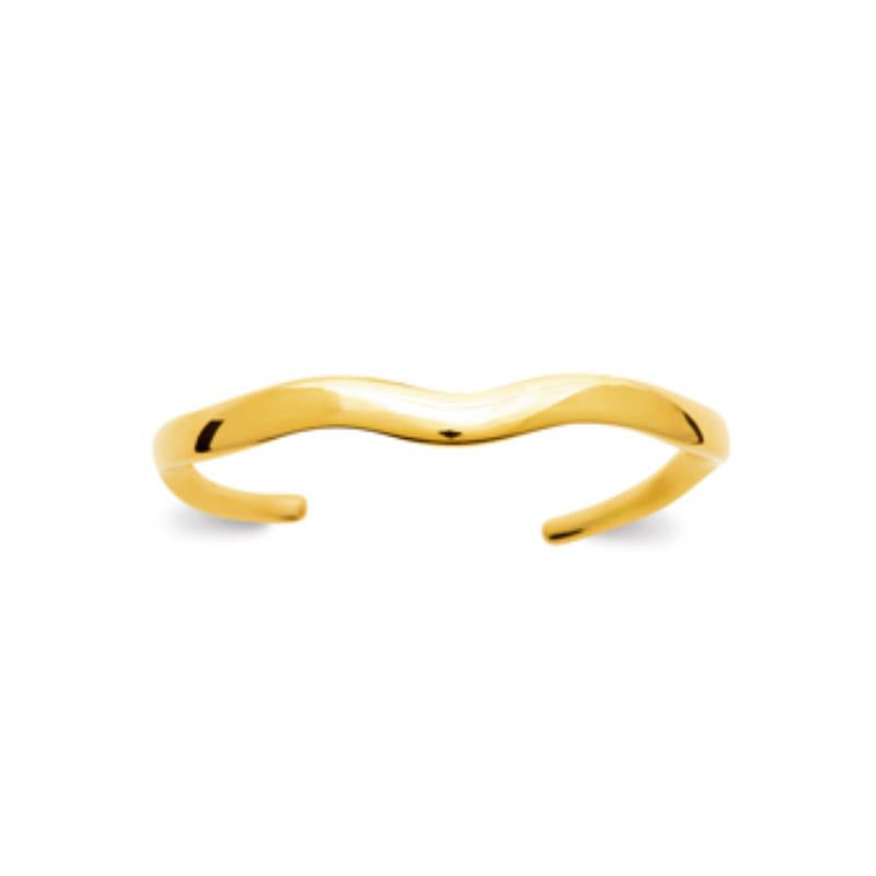 Coque de Nacre Bracelet jonc acier doré 312255