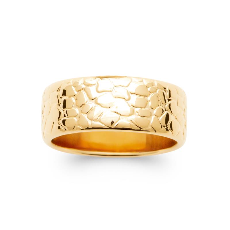 Coque de Nacre Bague plaqué or 20003400